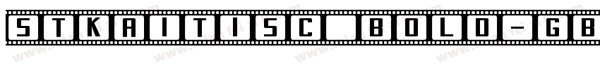 STKaitiSC Bold-GBpc-字体转换